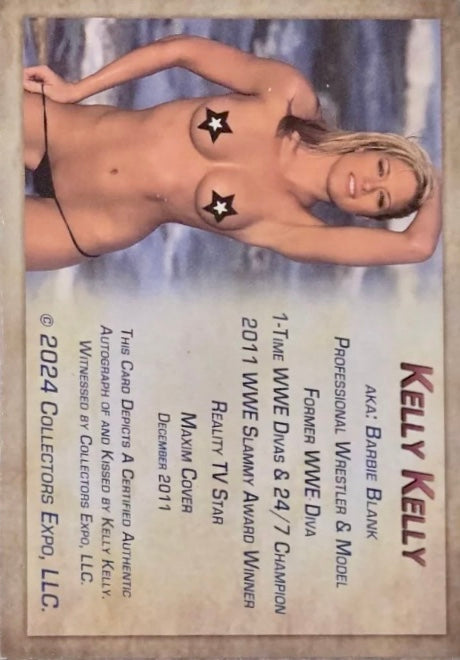 Kelly Kelly trading card PW Catalog
