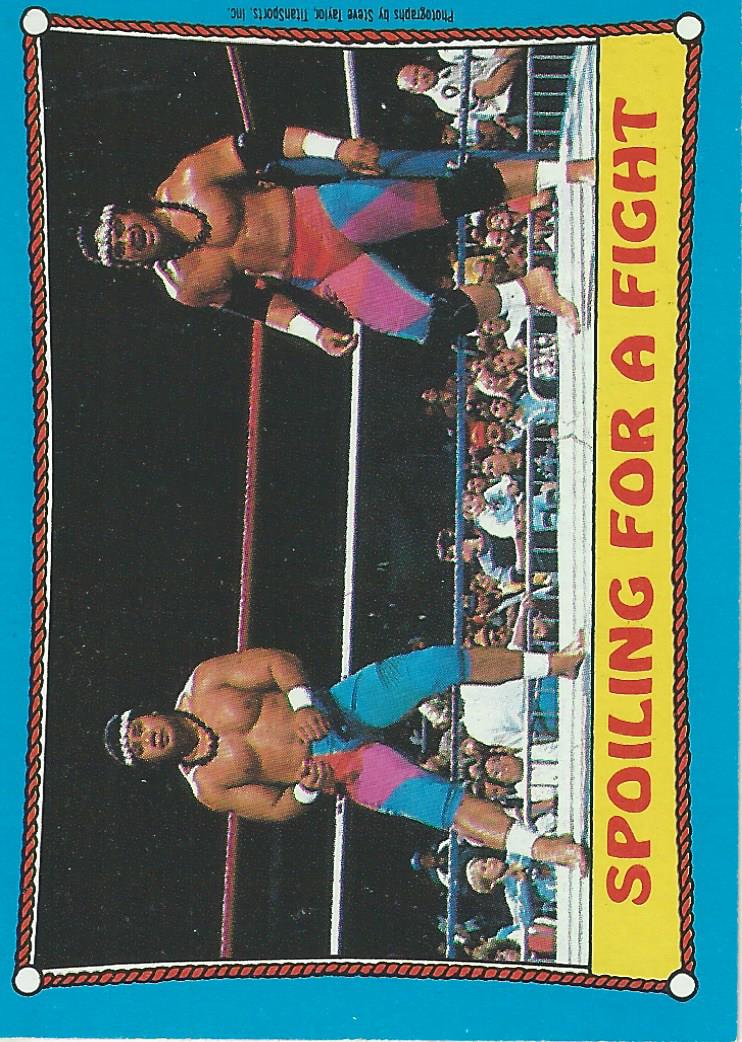 Topps WWF Wrestling Cards 1987 The Islanders #28