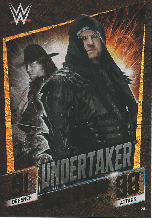 WWE Topps Slam Attax 2015 Then Now Forever Undertaker #28