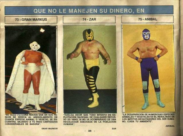 Super Album de Luchas Stickers Album 1991 From Mexico Stickers Album PW Catalog