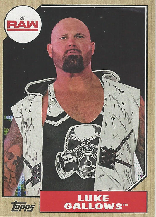 WWE Topps Heritage 2017 Luke Gallows #28