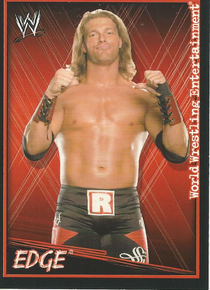 WWE Topps Superstars Uncovered 2007 Sticker Edge #28