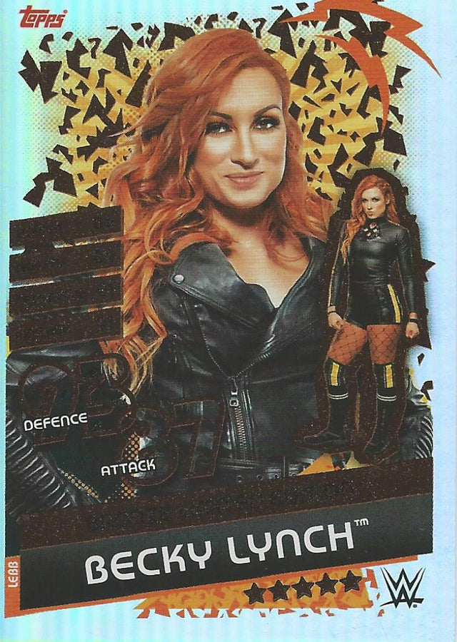 WWE Topps Slam Attax Reloaded 2020 Becky Lynch LEBB trading card PW Catalog
