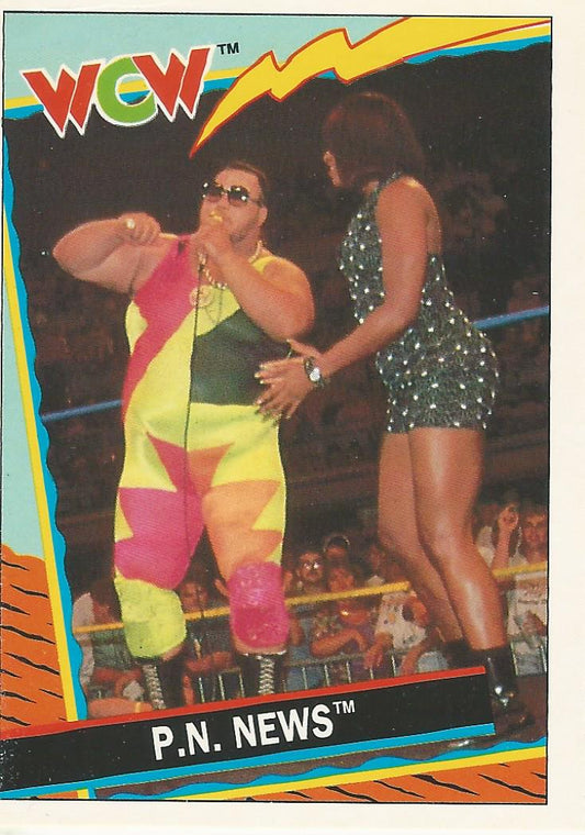 WCW Topps 1992 P.N. News #28