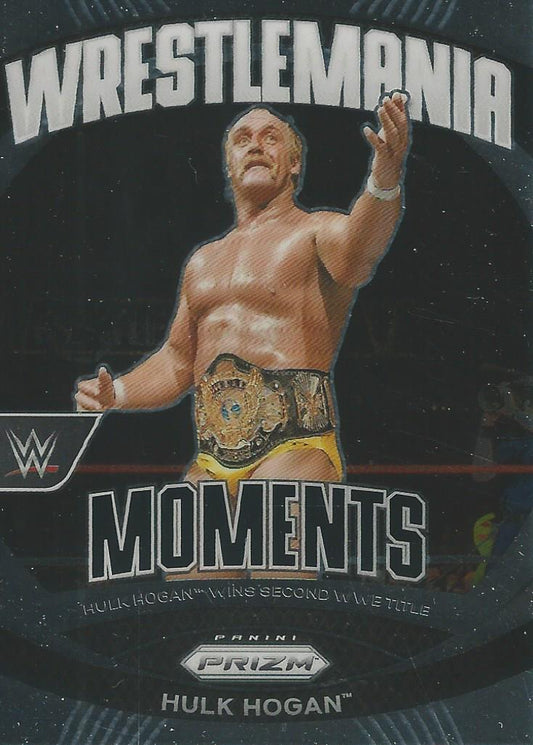 WWE Panini Prizm 2024 Wrestlemania Moments Hulk Hogan #15