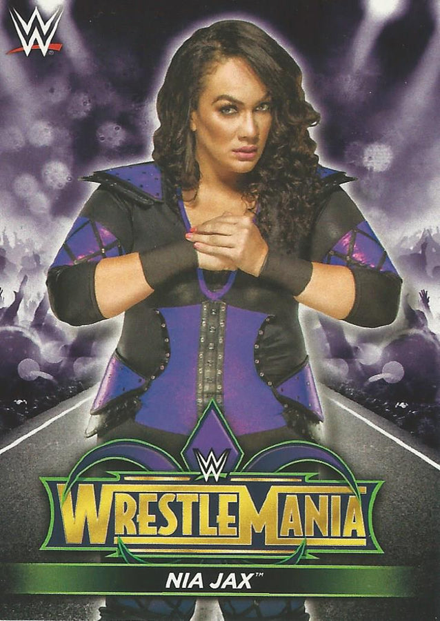 WWE Topps Road to Wrestlemania 2018 Nia Jax R28 trading card PW Catalog