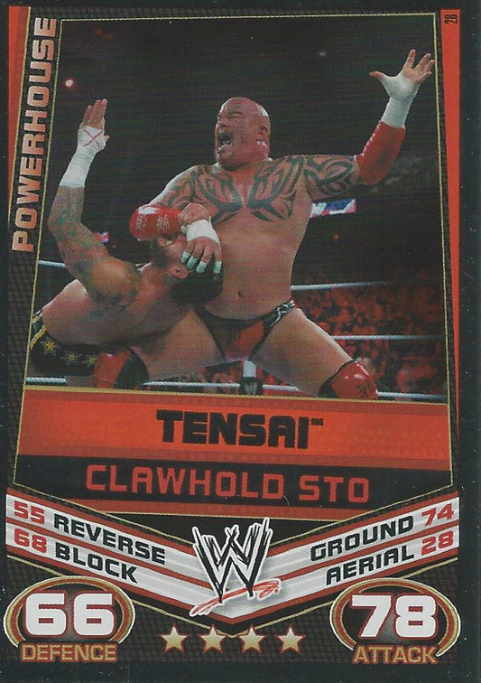 WWE Topps Slam Attax Rebellion 2012 Tensai #28