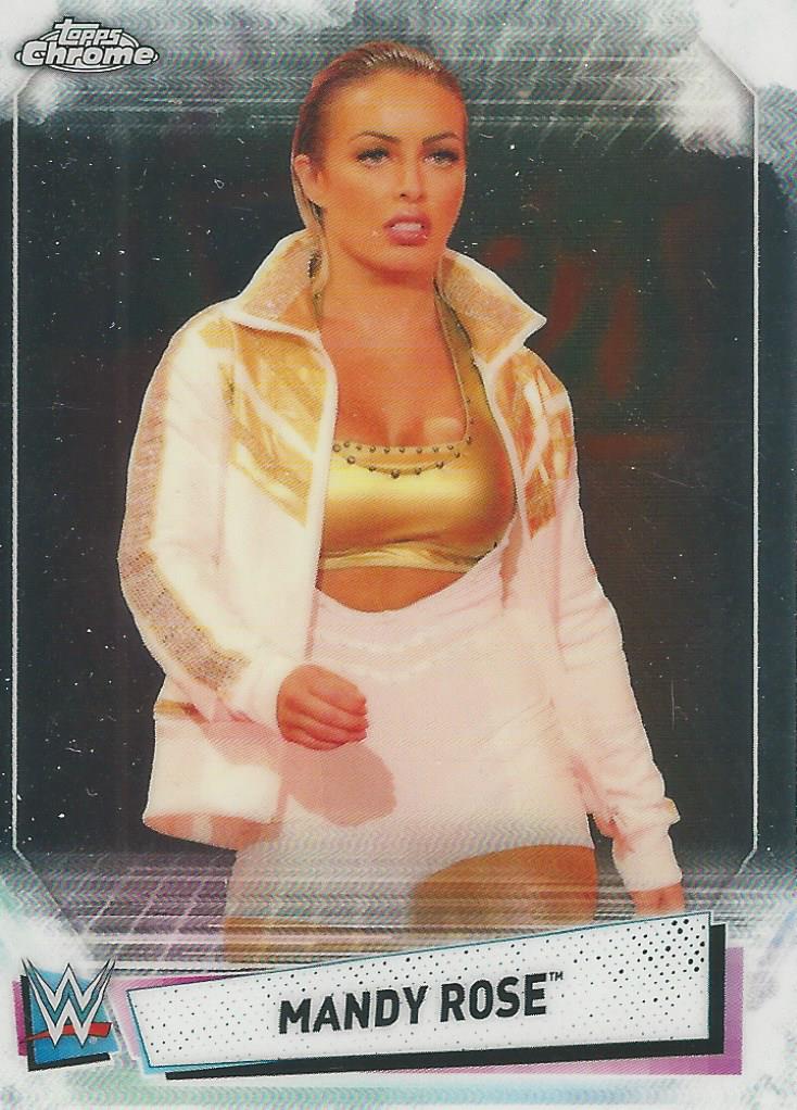 WWE Topps Chrome 2021 Mandy Rose #28