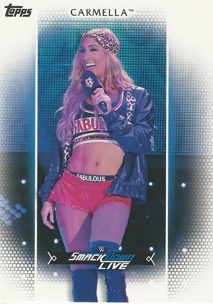 WWE Topps Women Division 2017 Carmella R28 trading card PW Catalog