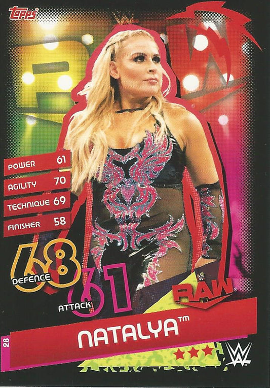 WWE Topps Slam Attax Reloaded 2020 Natalya #28