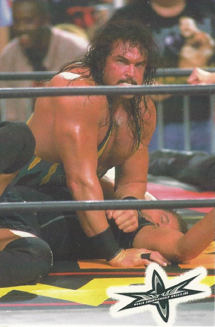 WCW Crazy Planet Stickers 1999 Wrath trading card PW Catalog