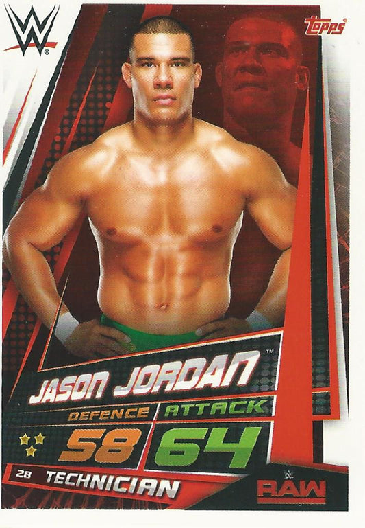 WWE Topps Slam Attax Universe 2019 Jason Jordan #28