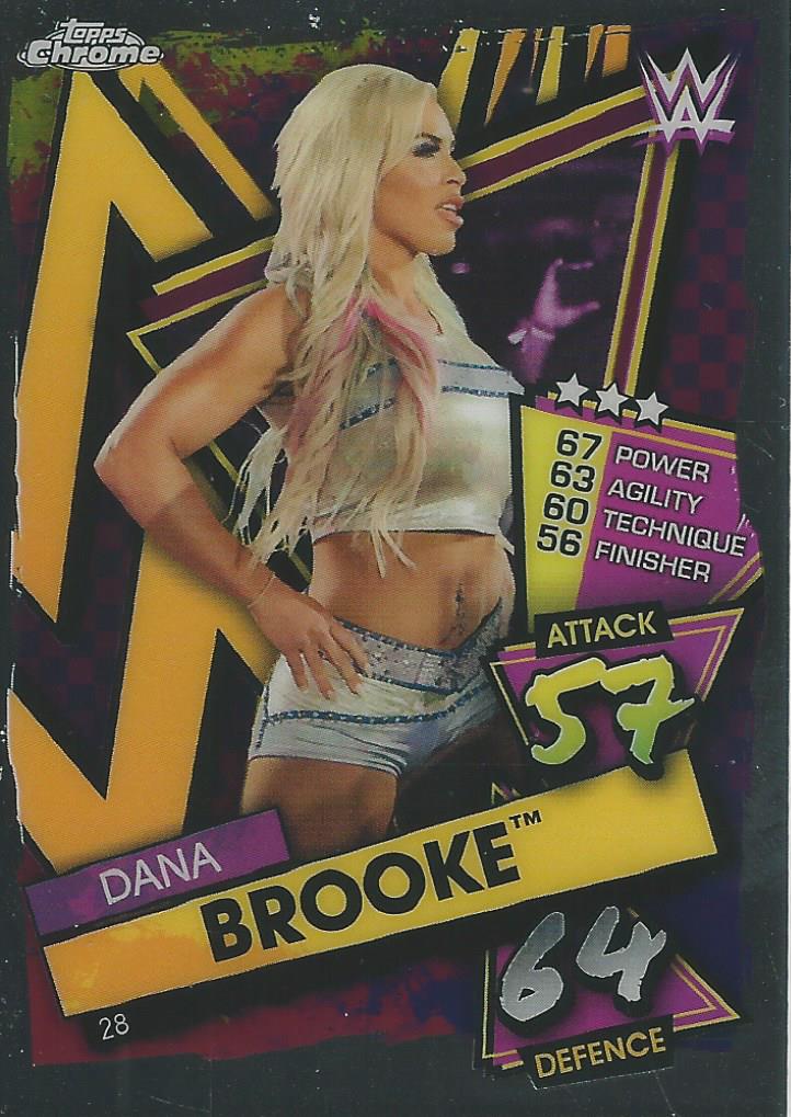 WWE Topps Slam Attax Chrome 2021 Dana Brooke #28