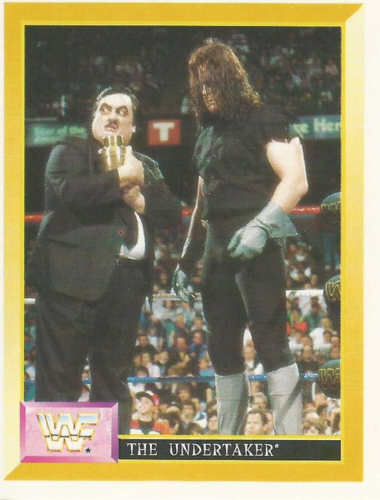 WWF Merlin Sticker 1994 Undertaker #28