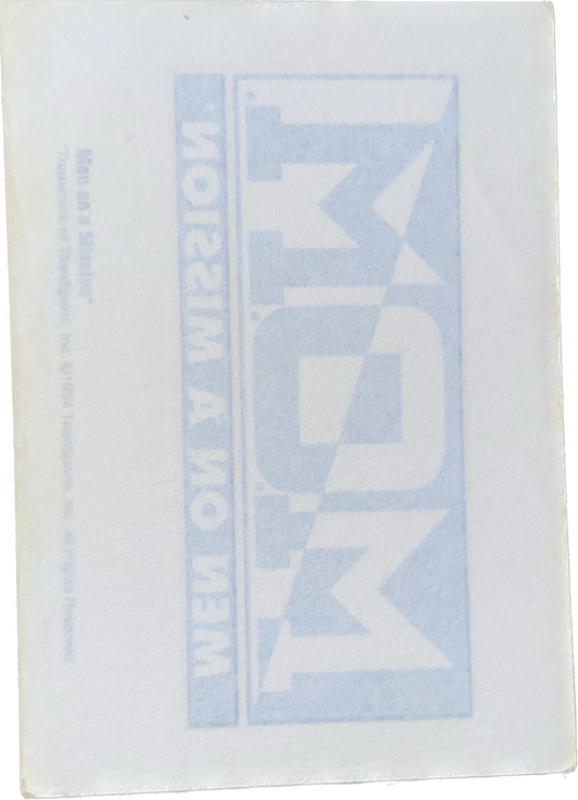 WWF Tattoos 1994 Men on a Mission Logo from Germany
