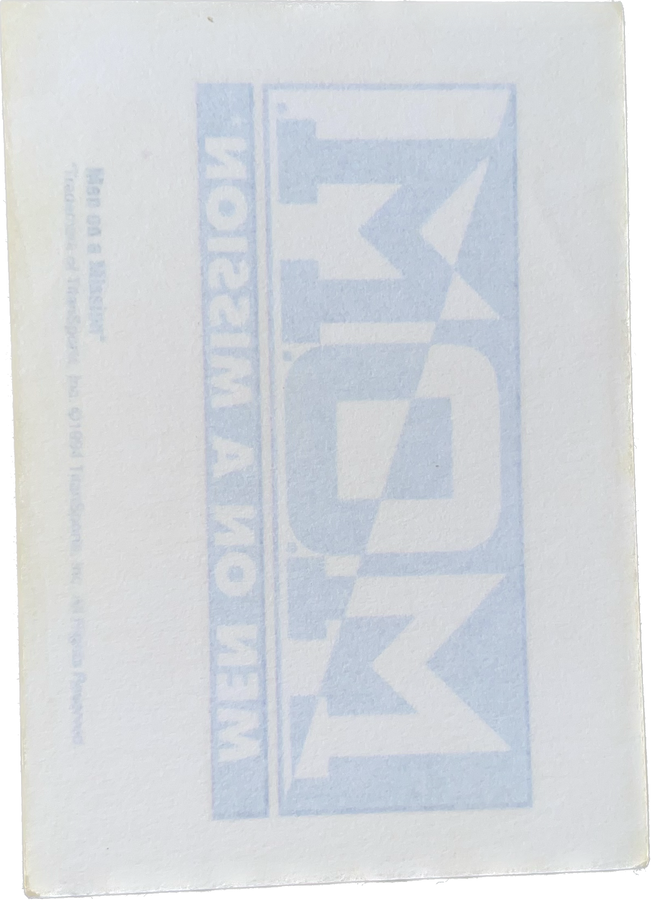 WWF Tattoos 1994 Men on a Mission Logo from Germany