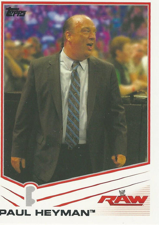 WWE Topps 2013 Paul Heyman #28