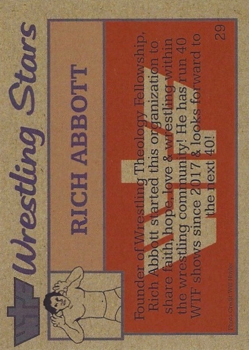 Rich Abbott – Founder of WTF trading card PW Catalog