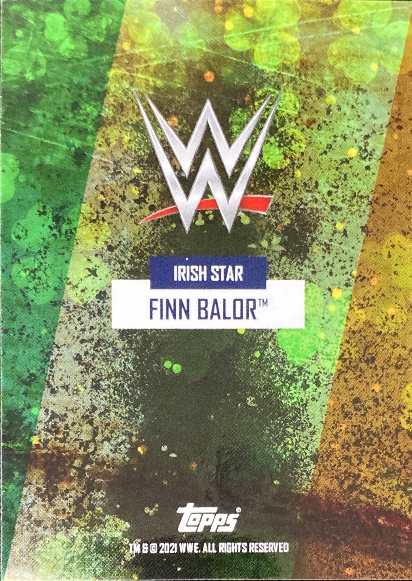 Irish Star – Finn Balor trading card PW Catalog