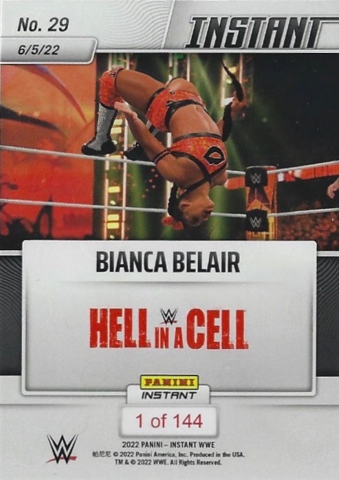 Bianca Belair – Bianca Belair Retains the RAW Women’s Championship trading card PW Catalog