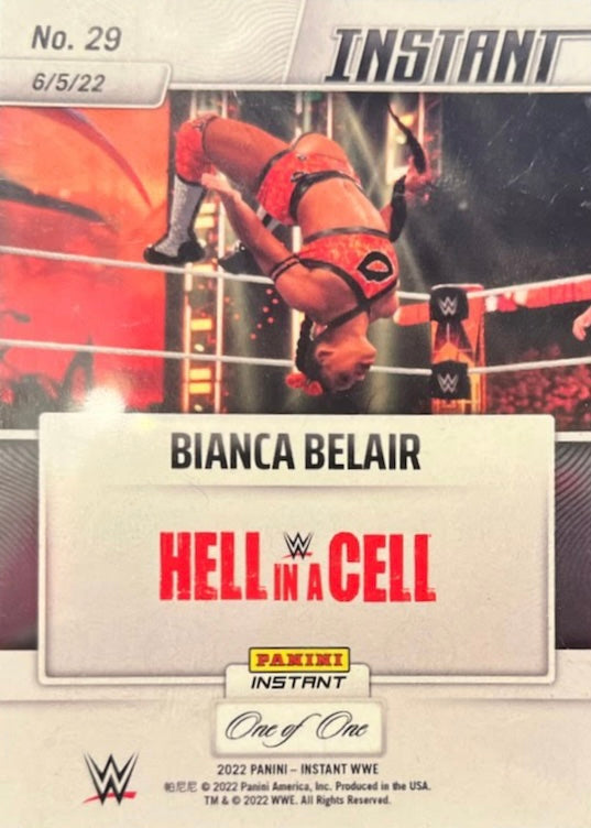 Bianca Belair – Bianca Belair Retains the RAW Women’s Championship trading card PW Catalog