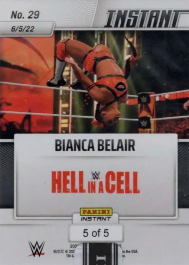 Bianca Belair – Bianca Belair Retains the RAW Women’s Championship trading card PW Catalog