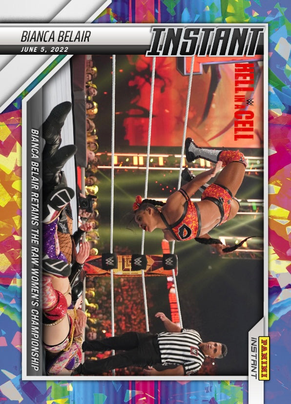 Bianca Belair – Bianca Belair Retains the RAW Women’s Championship trading card PW Catalog