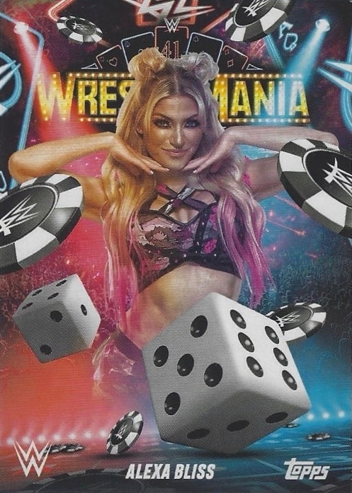 Alexa Bliss trading card PW Catalog