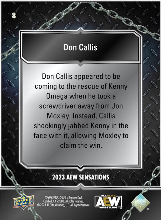5/10/23 – DON Callis – DON Callis Smashes Kenny Omega’s Face With a Screwdriver