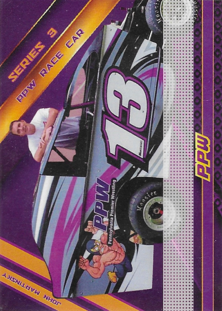 John Martinsky PPW Race CAR trading card PW Catalog