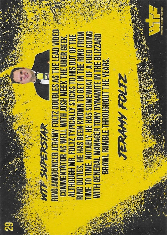 Jeramy Foltz trading card PW Catalog