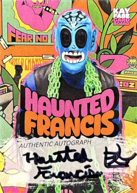 Haunted Francis trading card PW Catalog