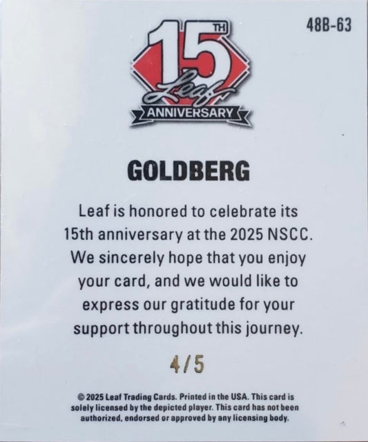 Goldberg trading card PW Catalog
