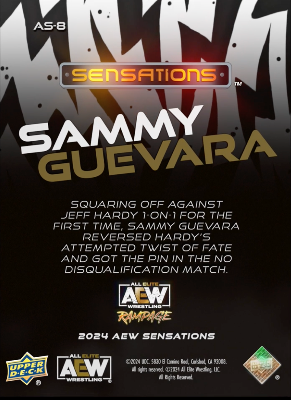 2/16/24 – Sammy Guevara – Sammy Guevara Outlasts Jeff Hardy at Rampage