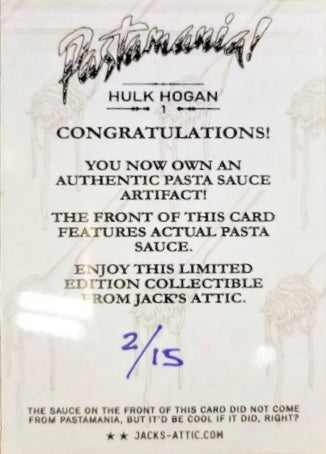 Pastamania – Hulk Hogan - image 2