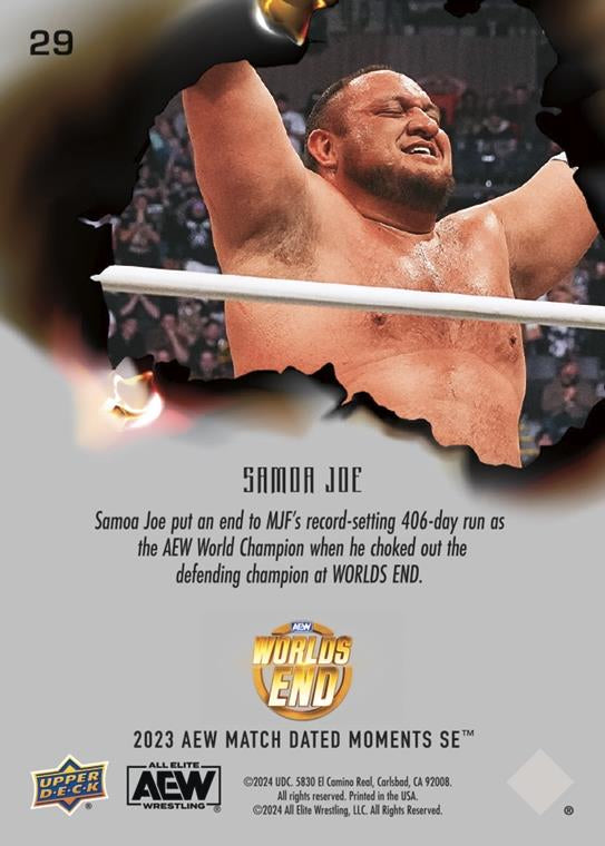 Samoa JOE – Samoa JOE Defeats MJF and Begins HIS First Reign AS AEW World Champion