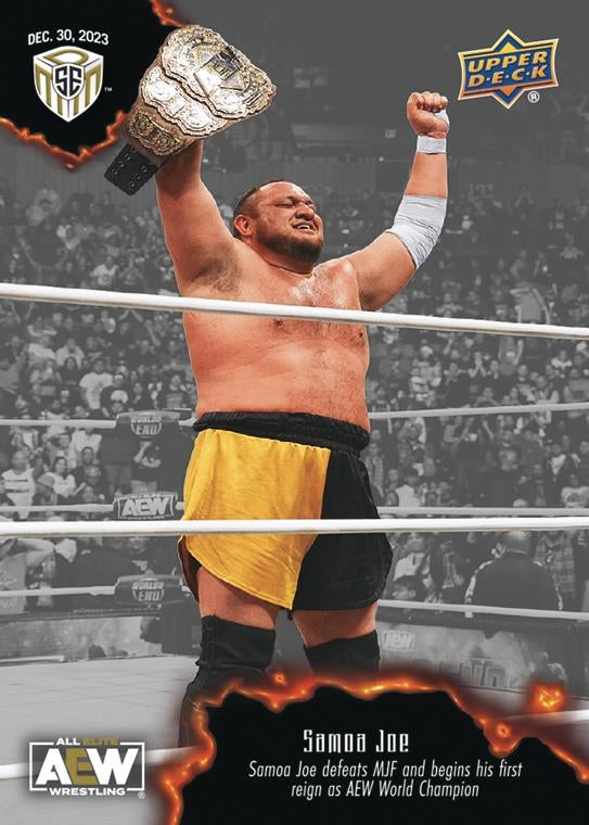 Samoa JOE – Samoa JOE Defeats MJF and Begins HIS First Reign AS AEW World Champion