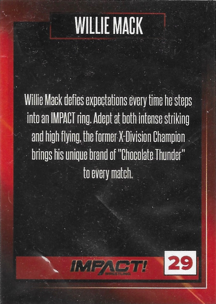 Willie Mack trading card PW Catalog