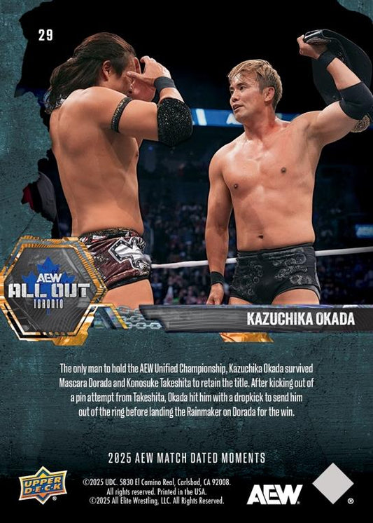 Kazuchika Okada – Kazuchika Okada Defends HIS AEW Unified Championship Against Konosuke Takeshita and Mascara Dorada - image 2