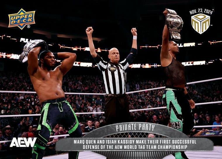 Private Party – Marq Quen and Isiah Kassidy Make Their First Successful Defense of the AEW World TAG Team Championship