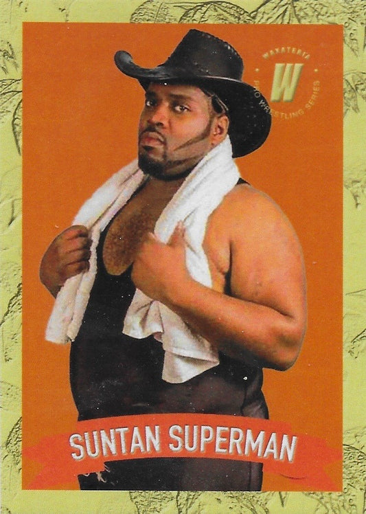 Suntan Superman trading card PW Catalog