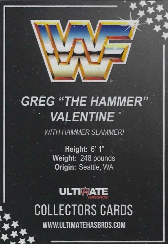 Greg “the Hammer” Valentine trading card PW Catalog