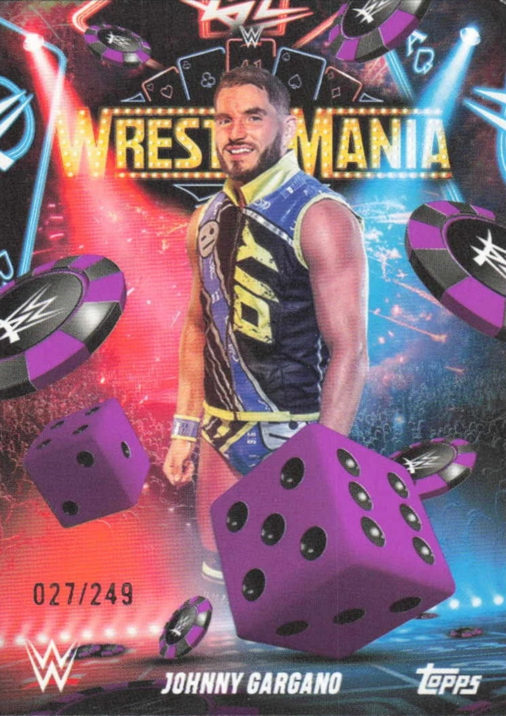 Johnny Gargano trading card PW Catalog