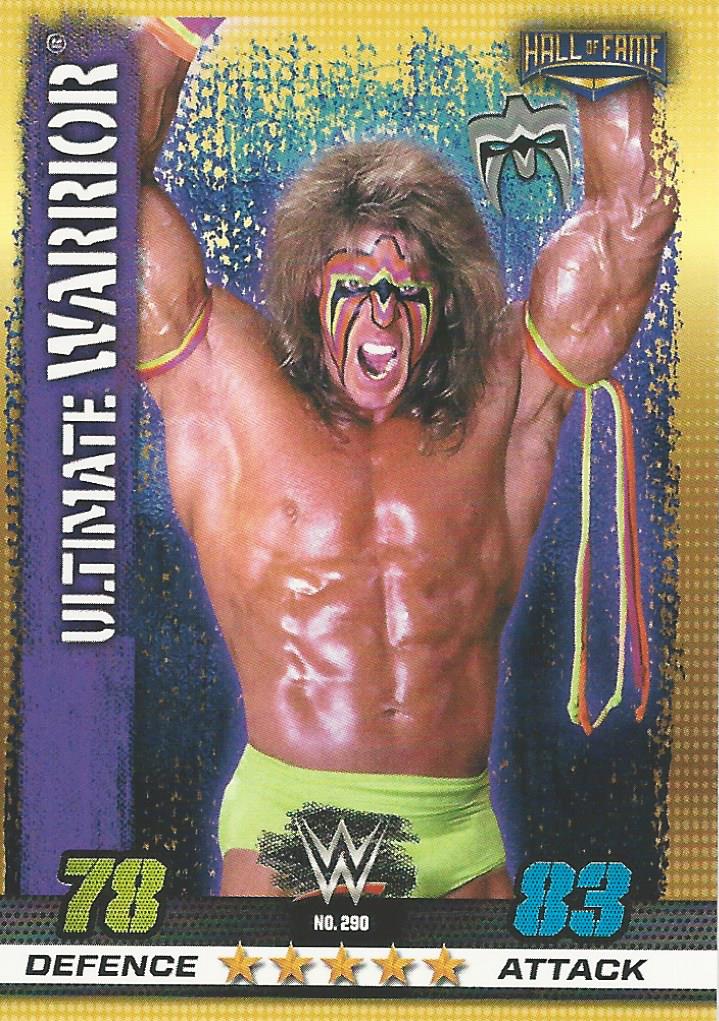 WWE Topps Slam Attax 10th Edition 2017 The Ultimate Warrior #290