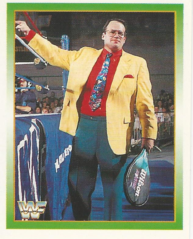 WWF Merlin Stickers 1995 Jim Cornette #290