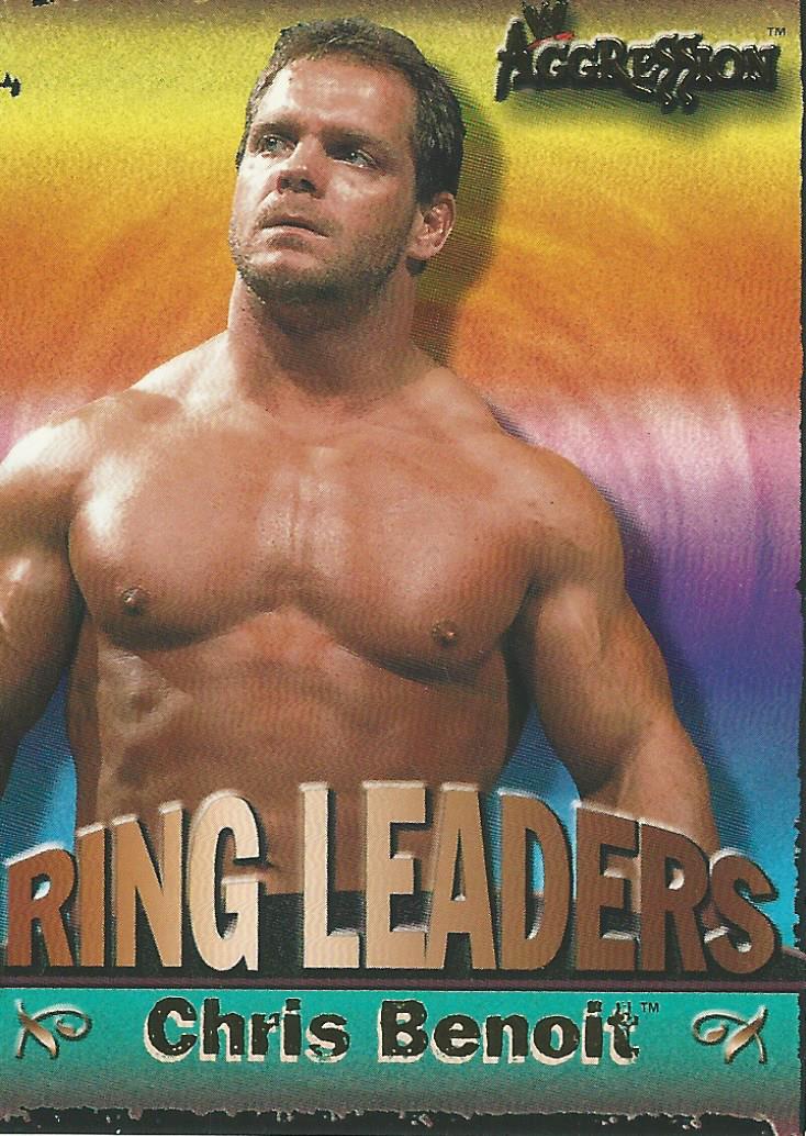 WWE Fleer Aggression 2003 Ring Leader Chris Benoit 13 of 15 trading card PW Catalog