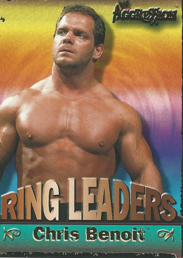 WWE Fleer Aggression 2003 Ring Leader Chris Benoit 13 of 15 trading card PW Catalog