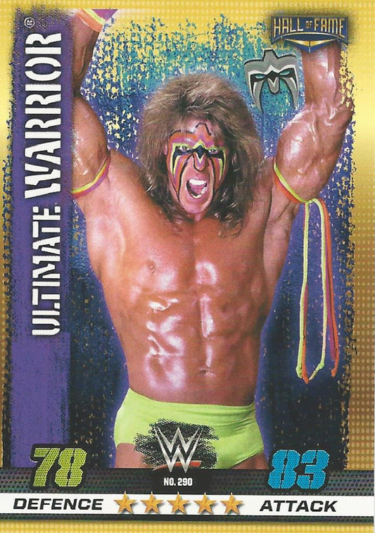 WWE Topps Slam Attax 10th Edition 2017 The Ultimate Warrior #290