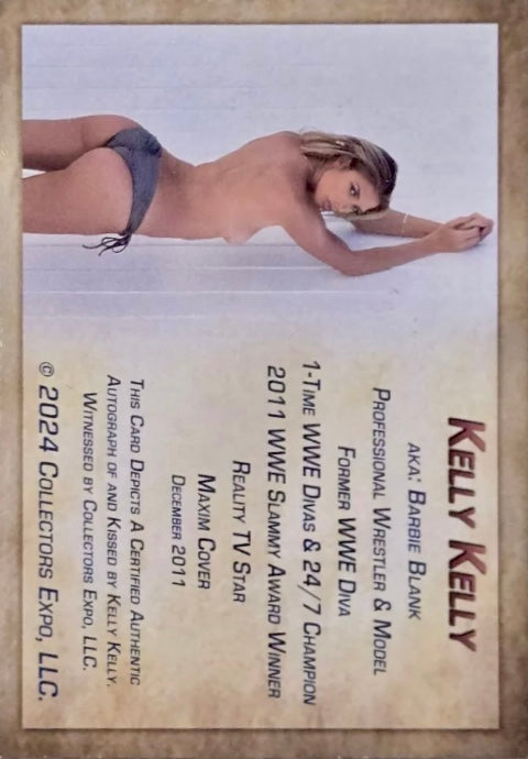 Kelly Kelly trading card PW Catalog