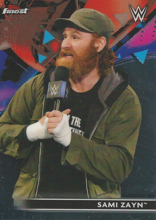 WWE Topps Finest 2021 Sami Zayn #68